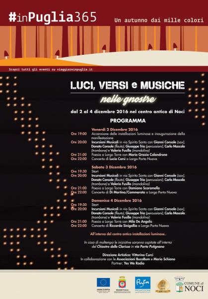 Luci, versi e musiche nelle gnostre