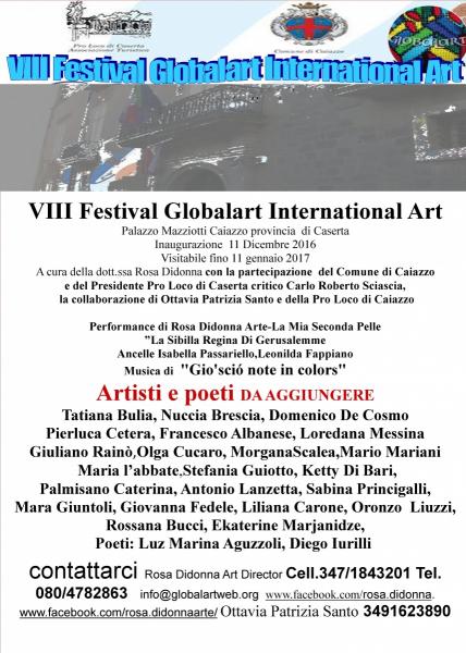 Iscrizioni  AL VIII Festival Globalart International Art