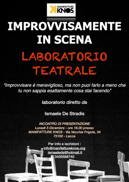 Presentazione Laboratorio Teatrale "Improvvisamente in Scena"