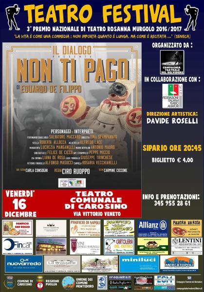 Teatro Festival - Non ti Pago