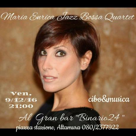 Per "Binario Winter" il concerto di "Maria Enrica Jazz Bossa Quartet"