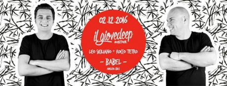 IL GIOVEDEEP ON TOUR al Babel di Adelfia