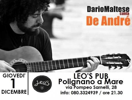 Dario Maltese canta Fabrizio De André