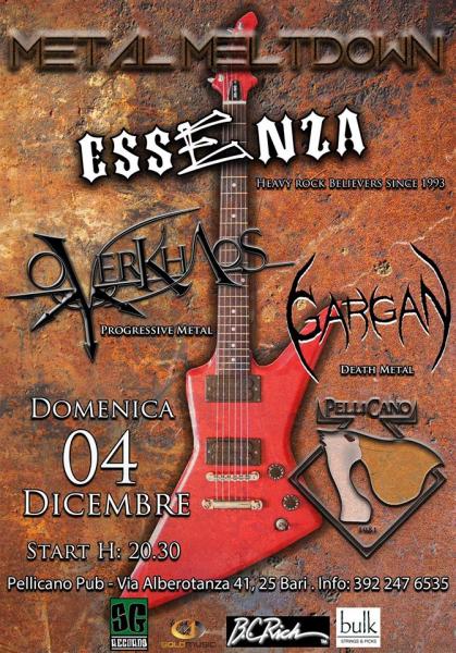 Metal Meltdown - Essenza, Overkhaos e Gargan live