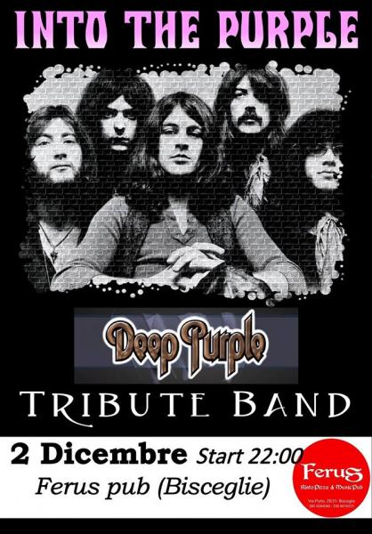 DEEP PURPLE live tribute con gli "INTO THE PURPLE"