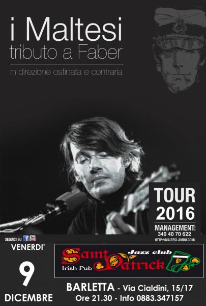 Tributo a FABRIZIO DE ANDRE' con I MALTESI
