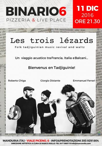 Les Trois Lézards - Folk tadjiguinian music and waltz in concerto