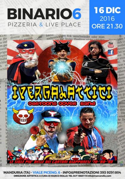 Ipergalattici - Cartoons cover band in concerto