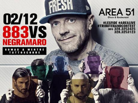 "883 vs Negramaro", sfida live tutta italiana sul palco dell'Area51 di Novoli