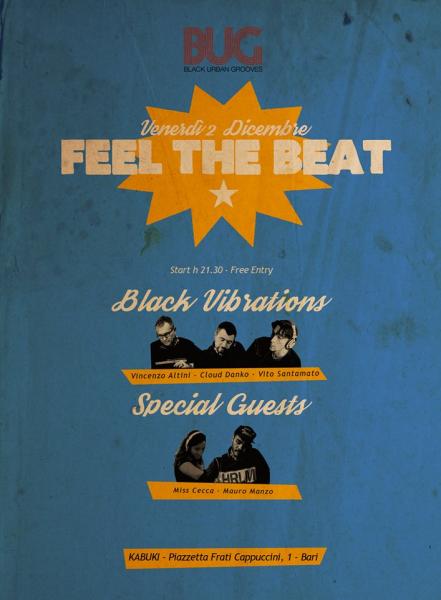 BUG PARTY -Feel The Beat - Black Vibrations + Guest at Kabuki