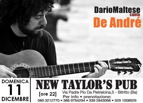 Dario Maltese canta Fabrizio De André