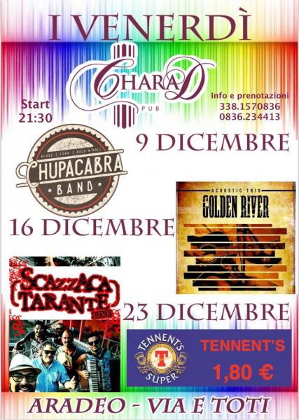 I venerdì Live & Tennent's Party at Charad Pub Aradeo