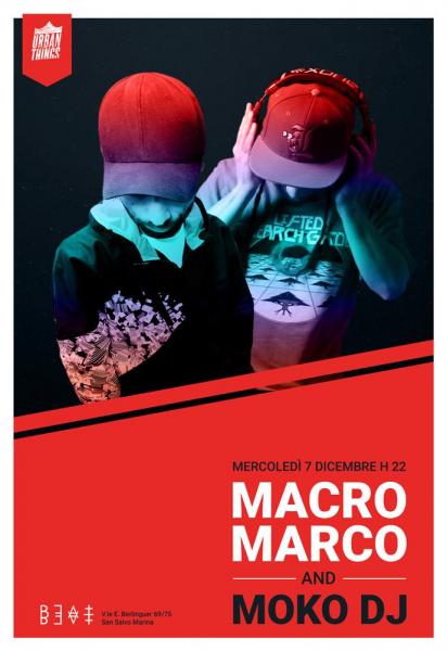 Macro Marco e Moko dj al Beat Cafe di San Salvo Marina
