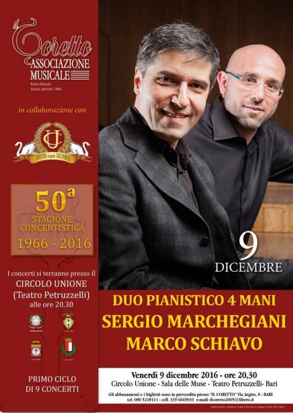 Venerdì  9 Dicembre VII  Evento 50a stagione concertistica dello storico Ente Morale