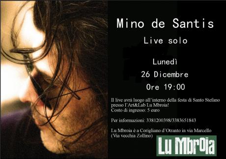 Mino de Santis a Lu Mbroia