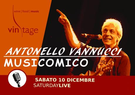 Saturday live: Antonello Vannucci