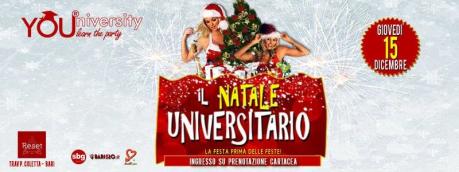 Giovedì 15 Dicembre YOUniversity - Il Natale Universitario al Reset Club!