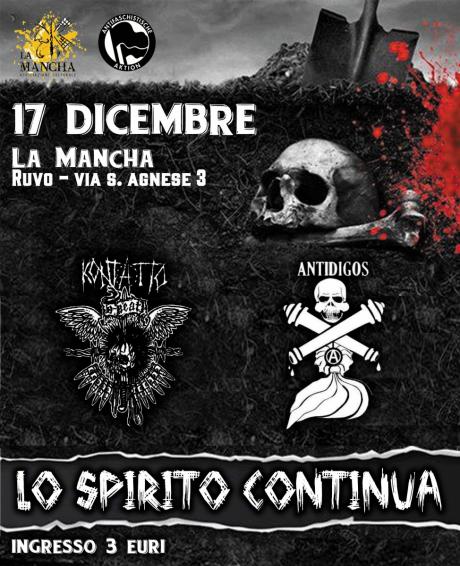 Kontatto (90's Italian D-beat) w/ Antidigos live at La Mancha