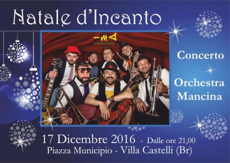 Natale d'incanto con Orchestra Mancina in concerto