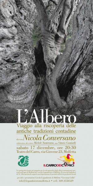 L'Albero, atto unico di e con Nicola Conversano