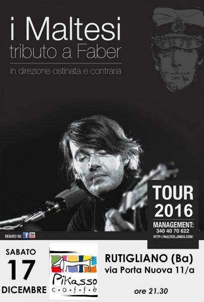 Tributo a FABRIZIO DE ANDRE' con I MALTESI