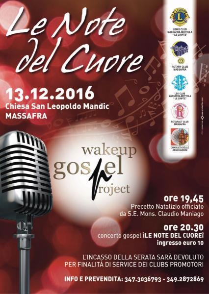 Le note del cuore - WakeUp Gospel Project in concerto