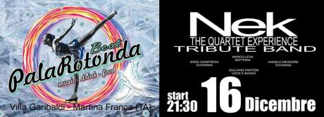 Natale in Villa Garibaldi al Palarotonda!! Nek Esperience Quartet.