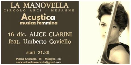Alice Clarini per la rassegna "Acustica- Musica Femmina"