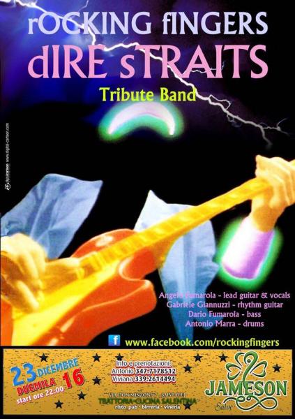 Rocking Fingers -Dire Straits tribute- live al Jameson di Salve