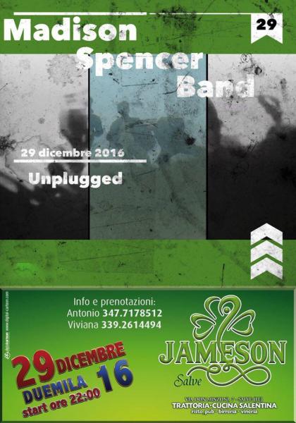 Madison Spencer Band live al Jameson di Salve