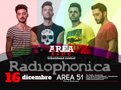 Area Live chiude il 2016 dell'Area51 di Novoli: sul palco il viaggio nella musica italiana dei Radiophonica