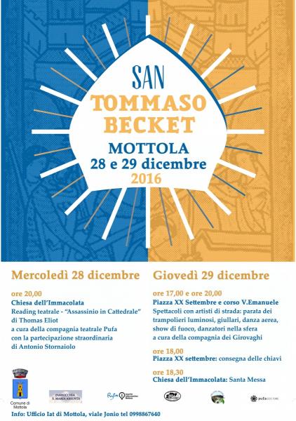 San Tommaso Becket. La storia diventa spettacolo
