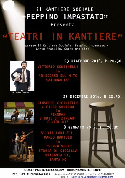 Teatri in Kantiere