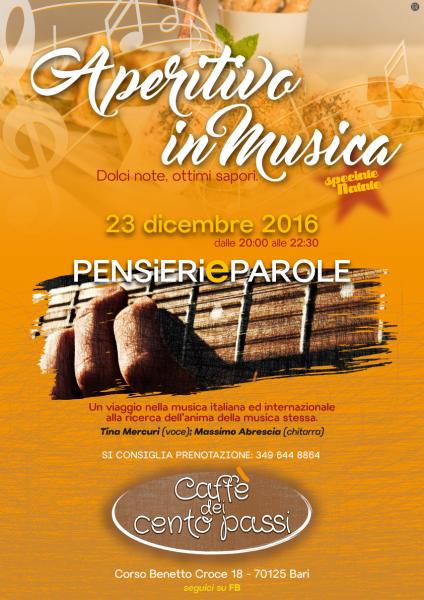 APERITIVO IN MUSICA...Dolci note, ottimi sapori