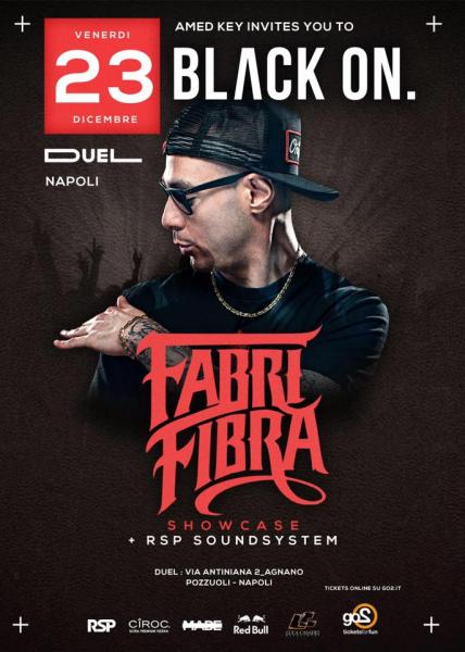 Fabri Fibra “Showcase” al Black on di Napoli