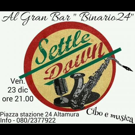 Musica e cibo, per "Binario Winter" il concerto dei "Settle Down"