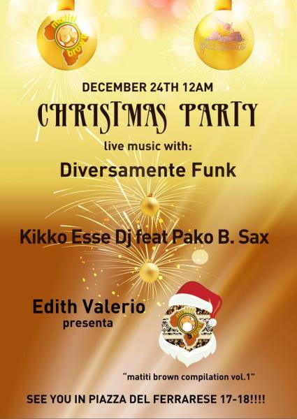 MATITI BROWN christmas' party with live music