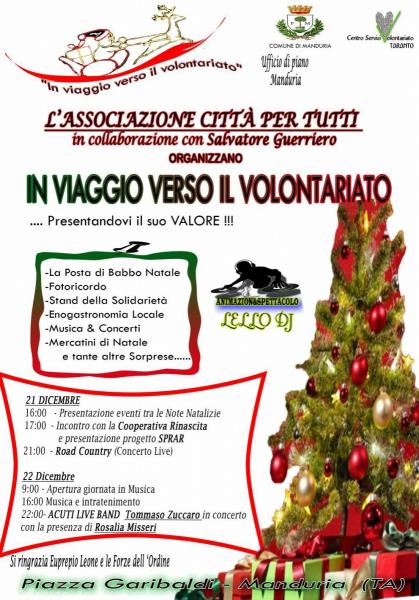 In Viaggio Verso il Volontariato: Natale in Festa!