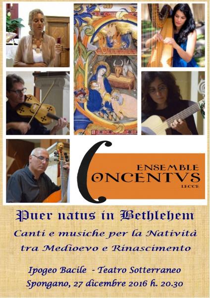 Puer natus in Bethlehem - Canti e musiche per la Natività tra Medioevo e Rinascimento