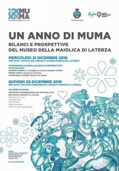 Un Anno di Muma con il Saxapulia Quartet