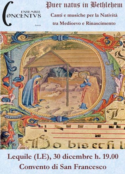 Puer natus in Bethlehem - Canti e musiche per la Natività tra Medioevo e Rinascimento