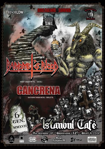 Breaking Sound Presenta: /// Baphomet's Blood + Cancrena ///