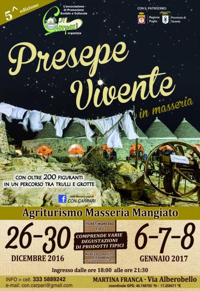 5^ed. Presepe Vivente in Masseria