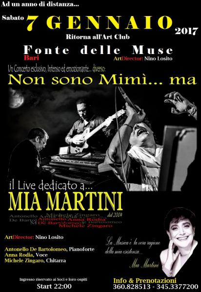 Il Live dedicato a MIA MARTINI
