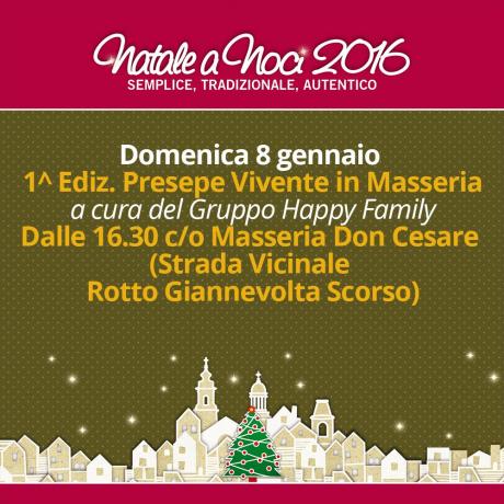 1^ Ediz. Presepe vivente in Masseria