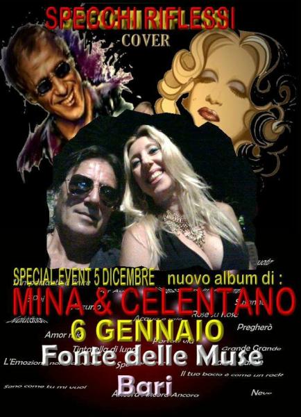 FESTA dell'EPIFANIA con "Specchi Riflessi" Cover Band di MINA & CELENTANO alla Fonte delle Muse.