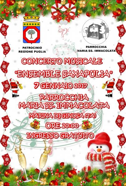 Concerto Musicale "Ensemble Saxapulia"