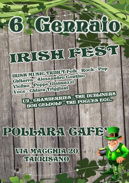 Grande IRISH FEST al POLLARA CAFE' con IRISH COFFEE LIVE