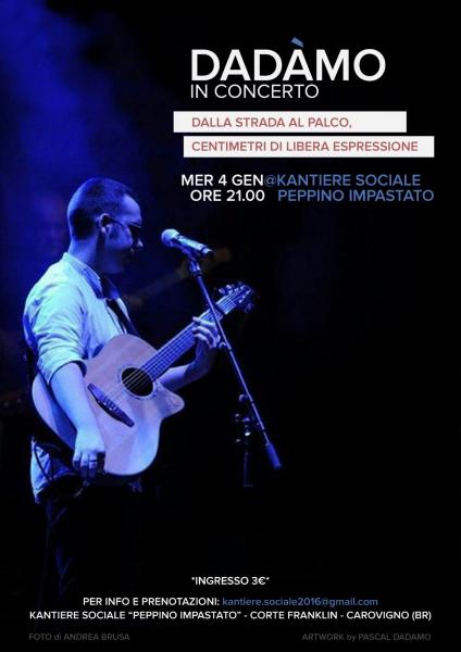 Kantiere sociale  presenta "Dadàmo in concerto"