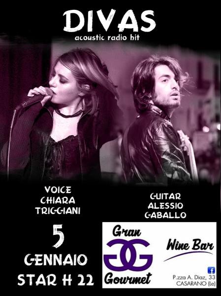 DIVAS live al GRAND GOURMET WINE BAR A CASARANO